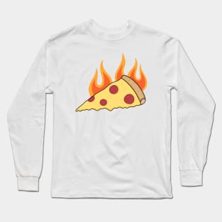 Fire pizza Long Sleeve T-Shirt